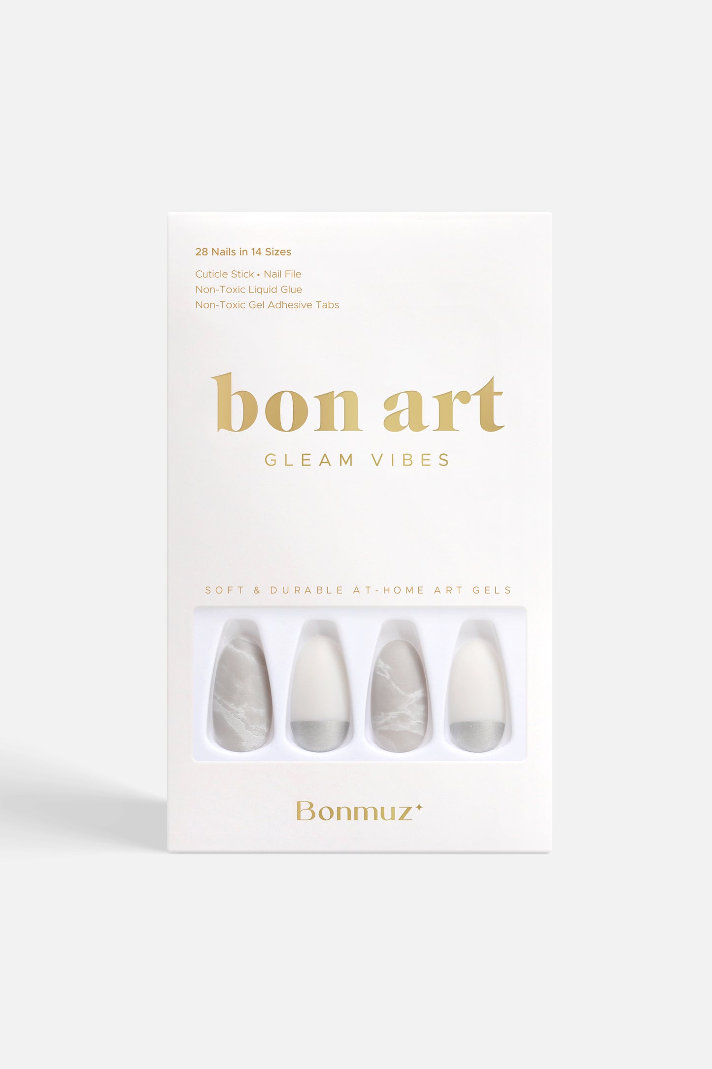 Grace | Soft & Durable Press-On Nails - Bonmuz