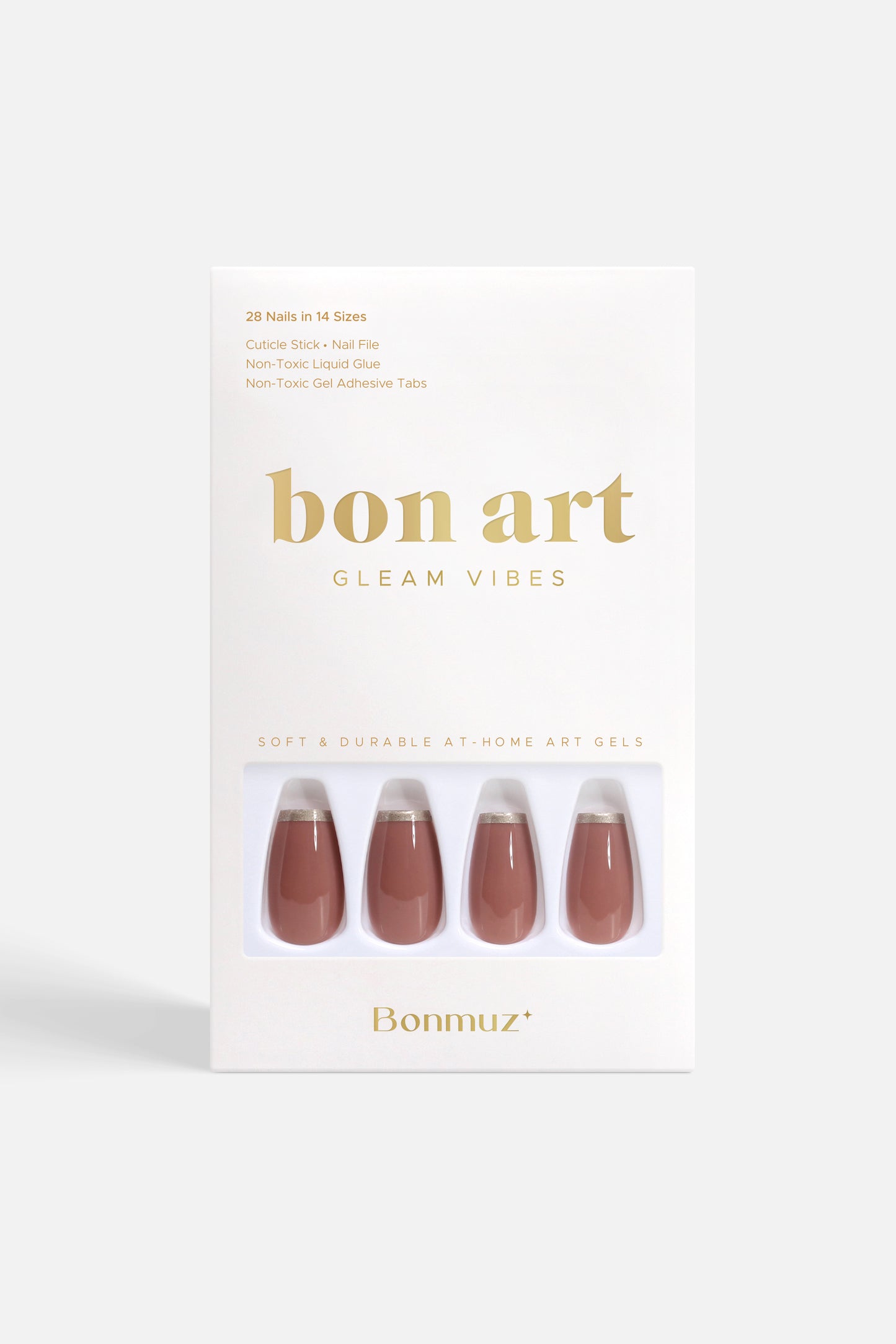 Rose Fantasy | Soft & Durable Press-On Nails - Bonmuz