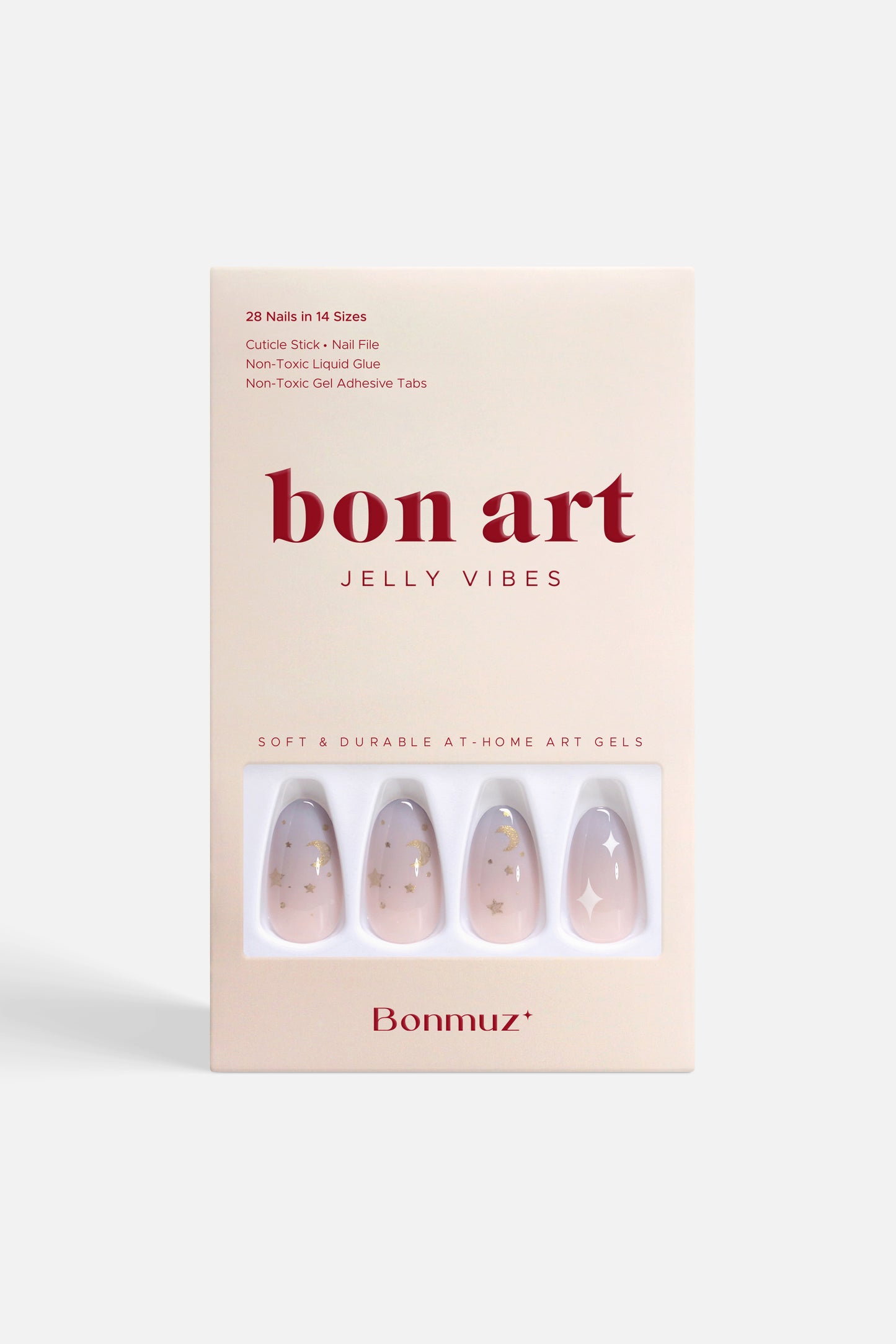 Sky At Dawn | Soft & Durable Press-On Nails - Bonmuz