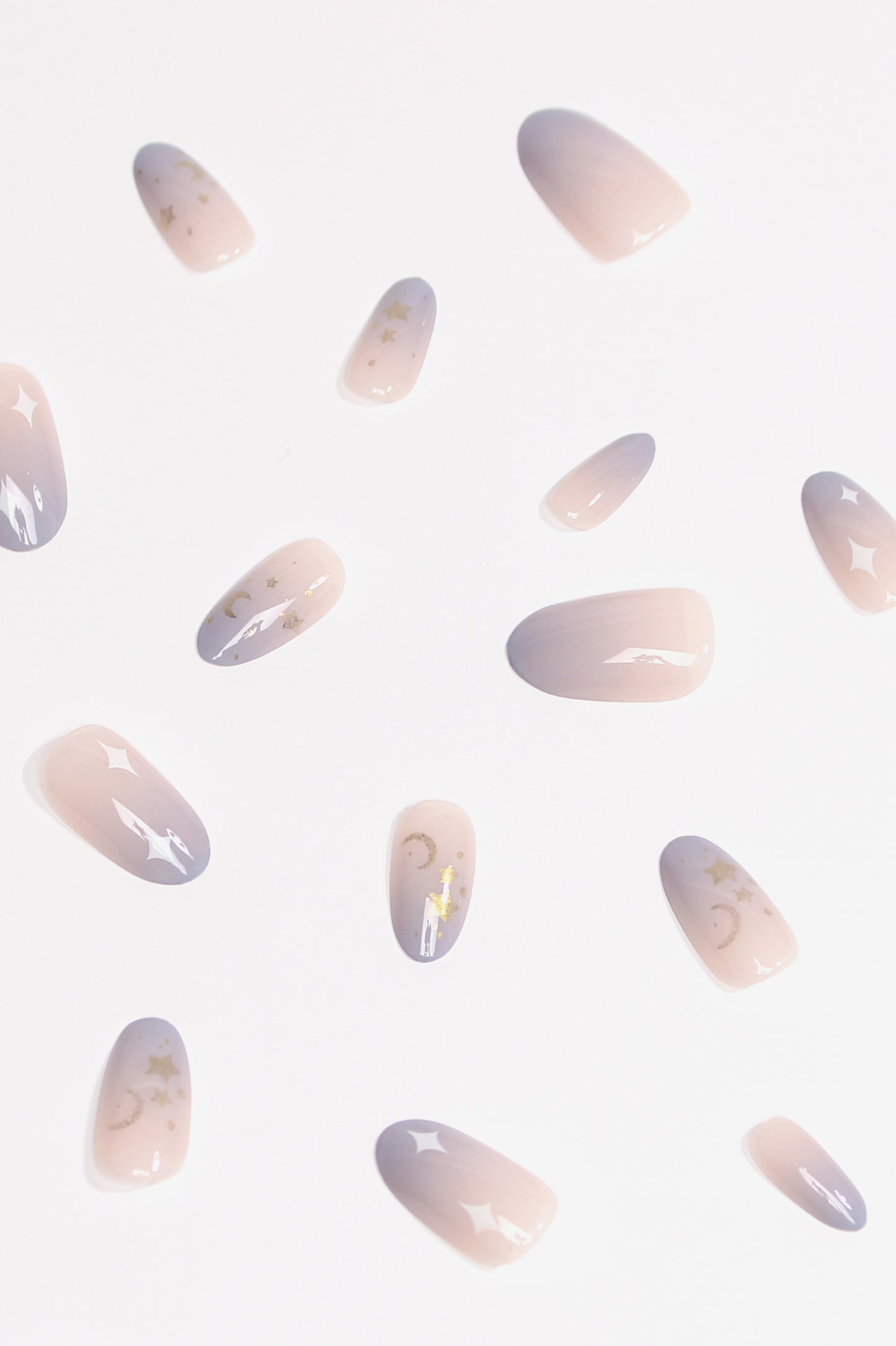 Sky At Dawn | Soft & Durable Press-On Nails - Bonmuz