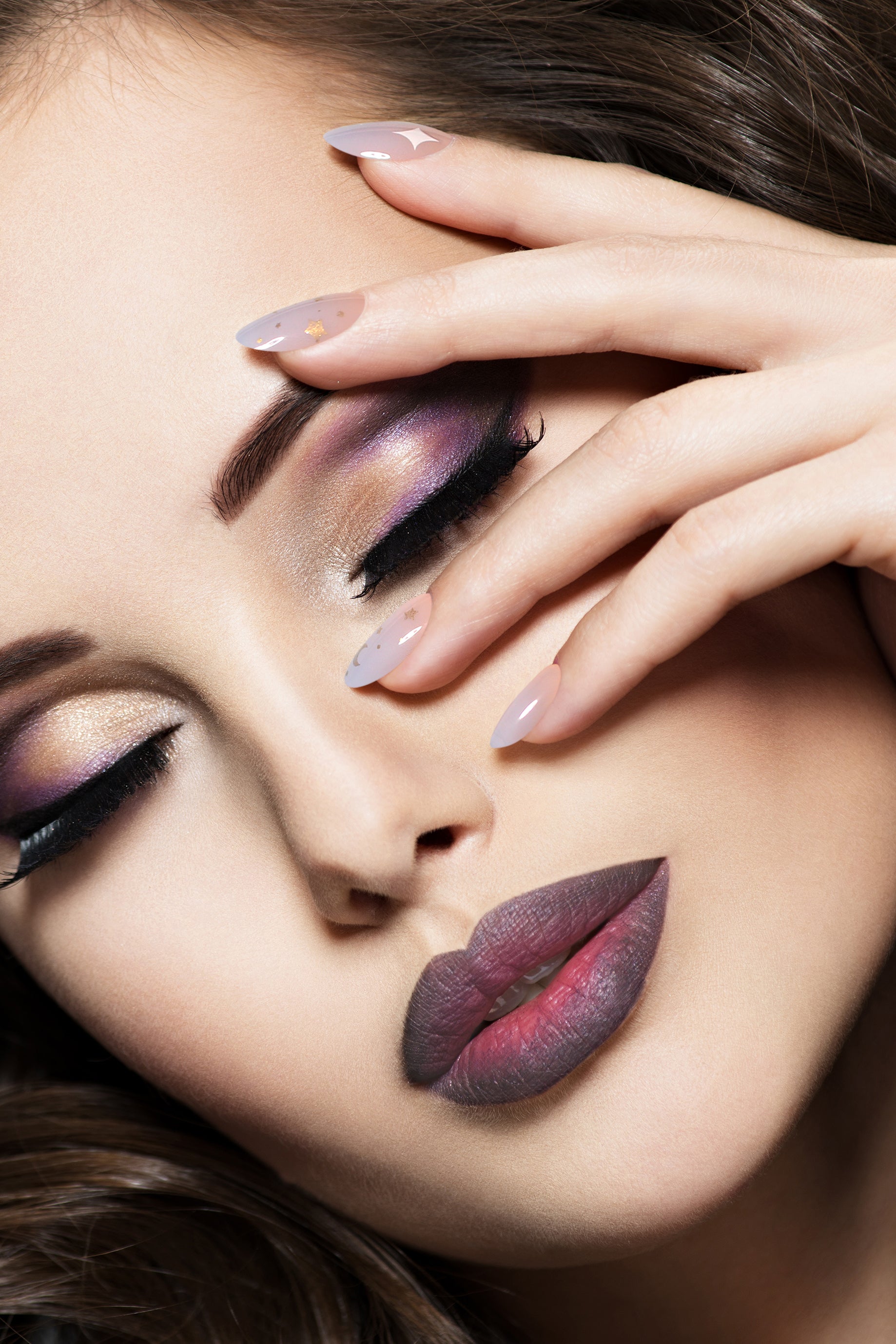Sky At Dawn | Soft & Durable Press-On Nails - Bonmuz