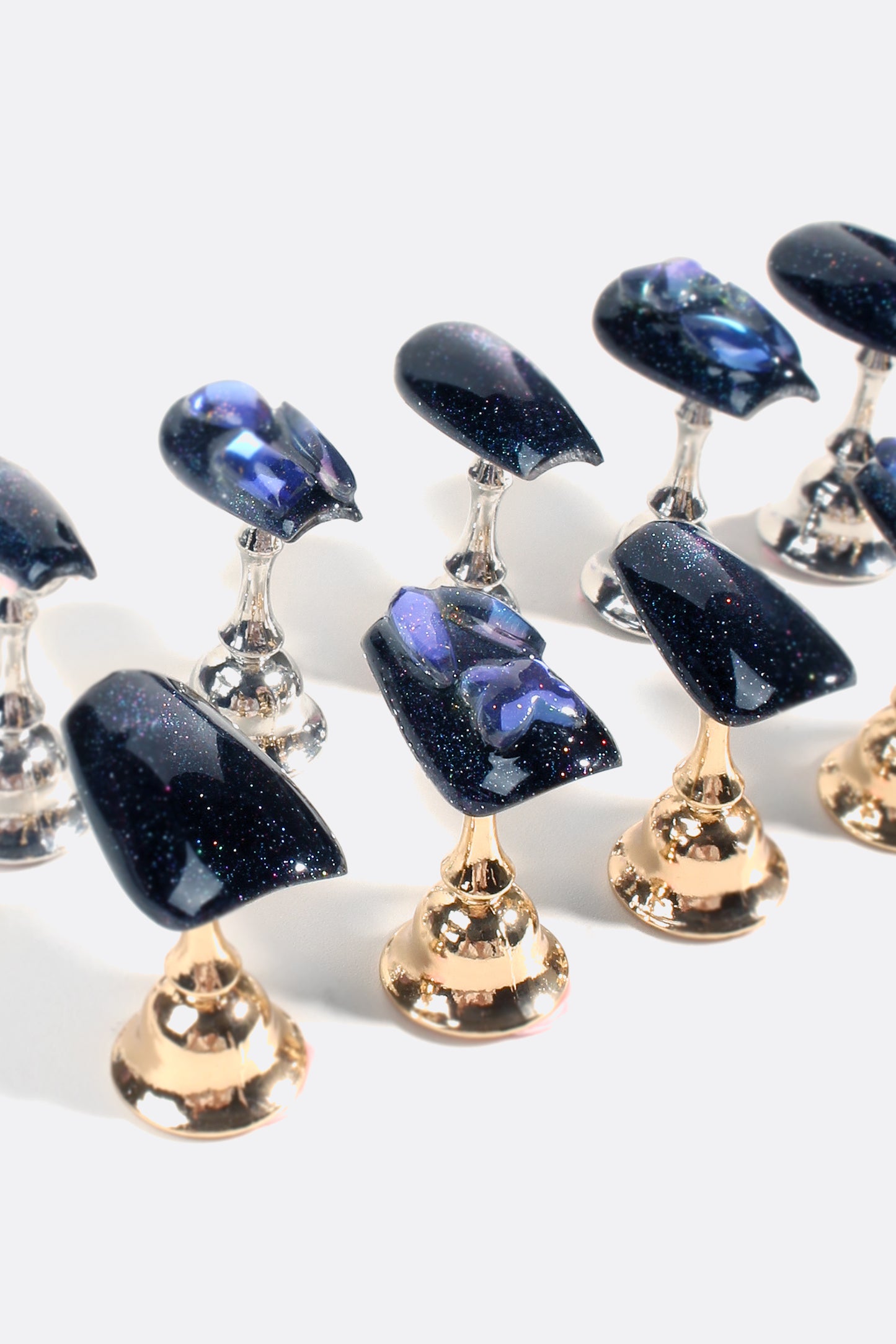 Sapphire Stardust | Pro Handmade Gel Nails