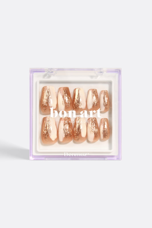 Gilded Crème | Pro Handmade Gel Nails