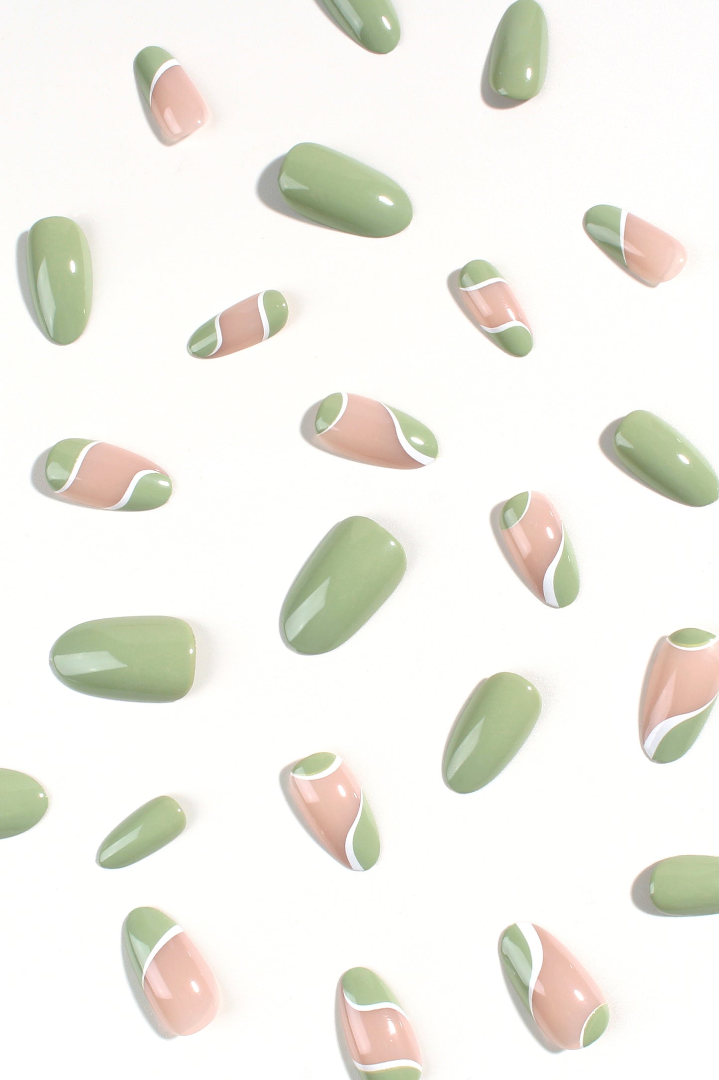 Matcha Delight | Soft & Durable Press-On Nails
