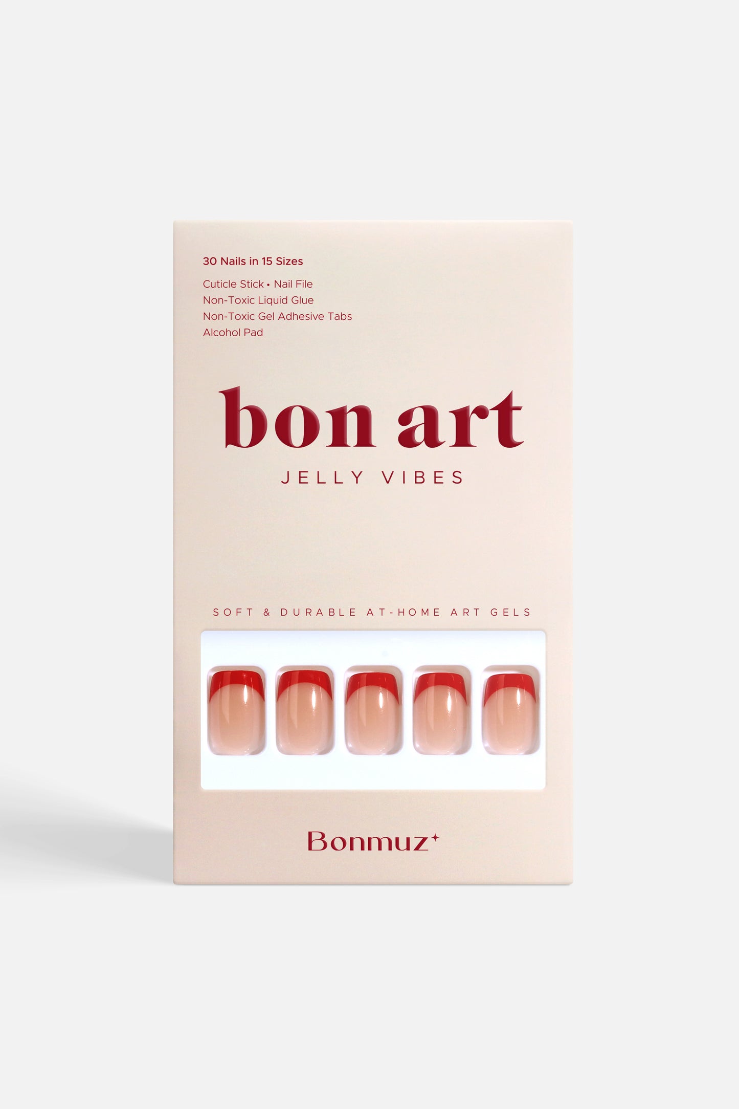 Cherry Line | Soft & Durable Press-On Nails