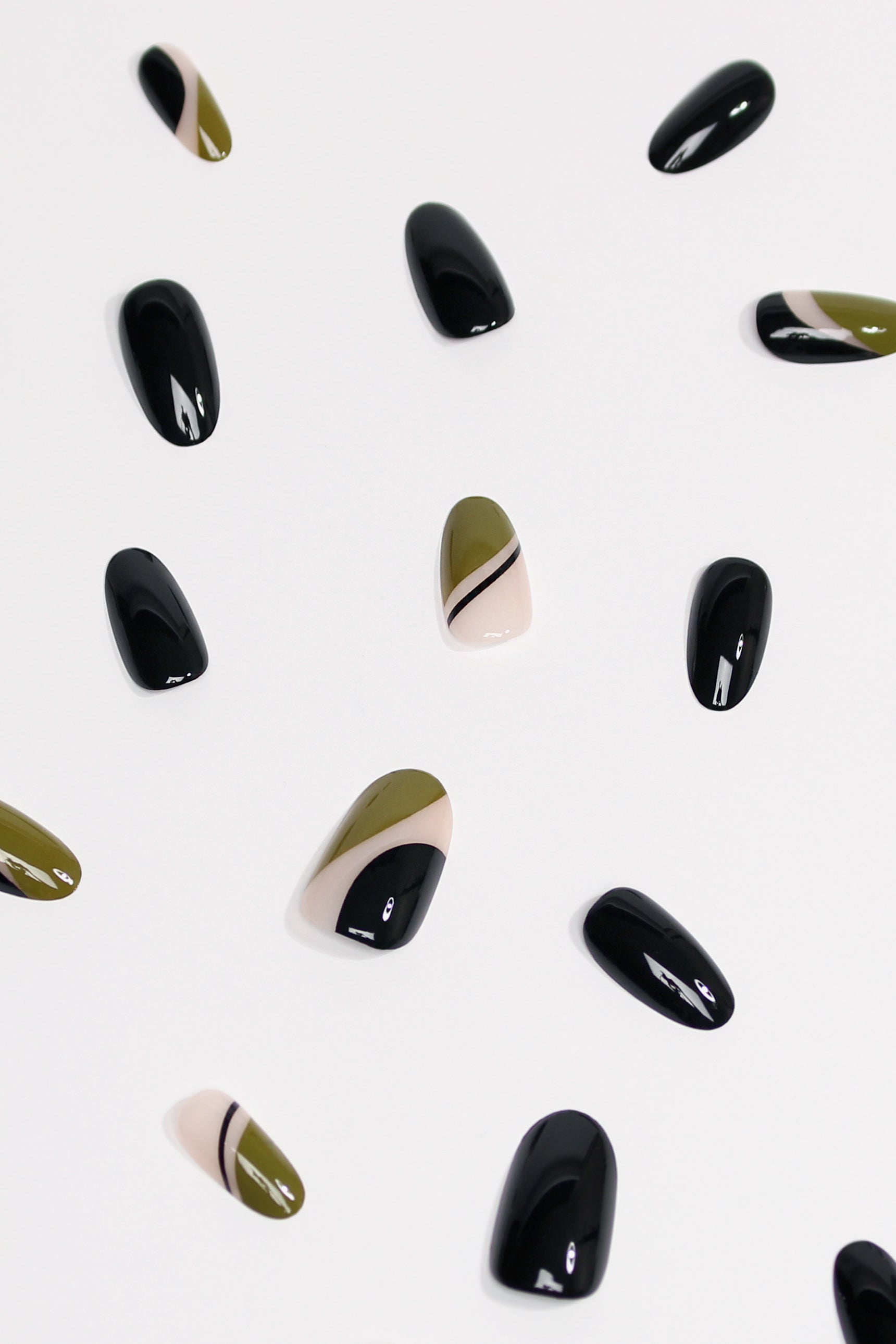 Mellow Olive | Soft & Durable Press-On Nails - Bonmuz